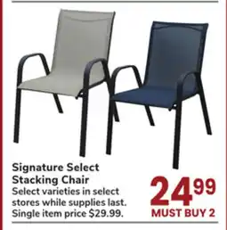 Jewel-Osco Signature Select Stacking Chair offer