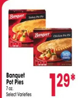 Jewel-Osco Banquet Pot Pies offer