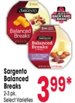 Jewel-Osco Sargento Balanced Breaks offer