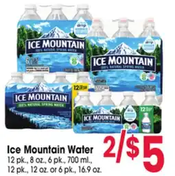 Jewel-Osco Ice Mountain Water offer