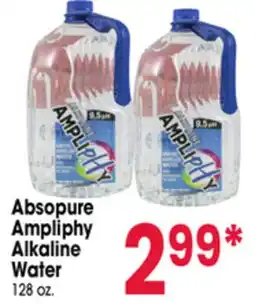 Jewel-Osco Absopure Ampliphy Alkaline Water offer