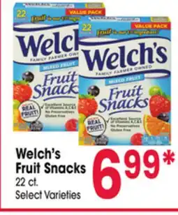 Jewel-Osco Welch's Fruit Snacks offer