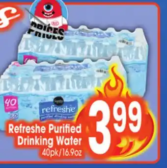 Jewel-Osco Refreshe Purified Drinking Water offer
