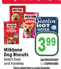 Jewel-Osco Milkbone Dog Biscuits offer