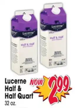 Jewel-Osco Lucerne Half & Half Quart offer