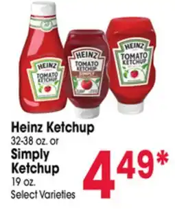 Jewel-Osco Heinz Ketchup or Simply Ketchup offer