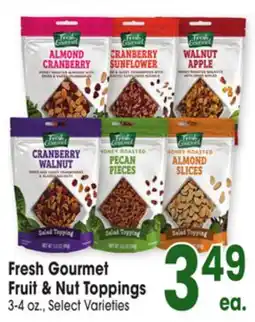 Jewel-Osco Fresh Gourmet Fruit & Nut Toppings offer