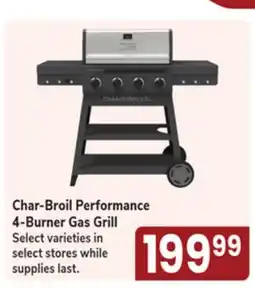 Jewel-Osco Char-Broil Performance 4-Burner Gas Grill offer