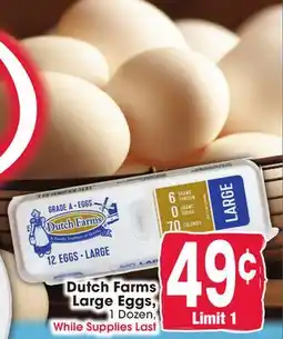 Jewel-Osco Dutch Farms Large Eggs offer