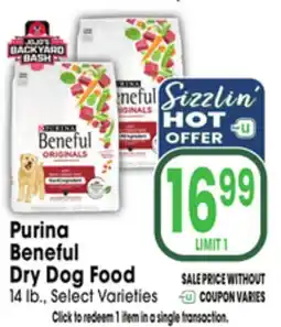 Jewel-Osco Purina Beneful Dry Dog Food offer