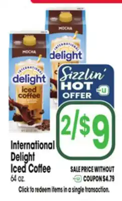 Jewel-Osco International Delight Iced Coffee offer