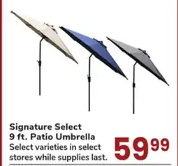 Jewel-Osco Signature Select 9 ft. Patio Umbrella offer