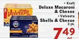 Rio Valley Market Kraft Deluxe Macaroni & Cheese, Velveeta Shells & Cheese offer