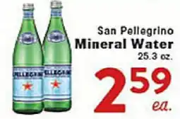 Rio Valley Market San Pellegrino Mineral Water offer