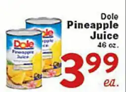 Rio Valley Market Dole Pineapple Juice offer