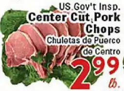 Rio Valley Market US Gov't Insp. Center Cut Pork Chops offer