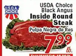 Rio Valley Market USDA Choice Black Angus Inside Round Steak offer