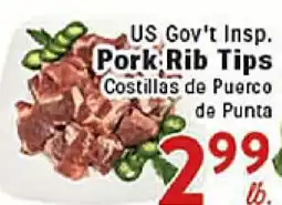 Rio Valley Market US Gov't Insp. Pork Rib Tips offer