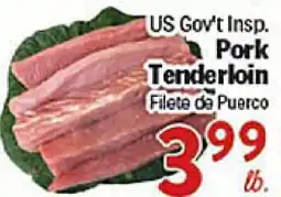 Rio Valley Market US Gov't Insp. Pork Tenderloin offer