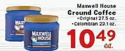 Rio Valley Market Maxwell House Ground Coffee offer