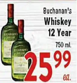Rio Valley Market Buchanan's Whiskey 12 Year offer