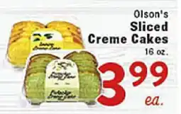 Rio Valley Market Olson's Sliced Creme Cakes offer