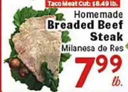 Rio Valley Market Homemade Breaded Beef Steak offer