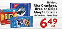 Rio Valley Market Nabisco Ritz Crackers, Oreo or Chips Ahoy! Cookies offer