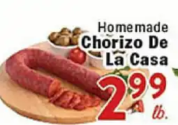 Rio Valley Market Homemade Chorizo De La Casa offer