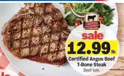 Meijer Certified Angus Beef T-Bone Steak offer