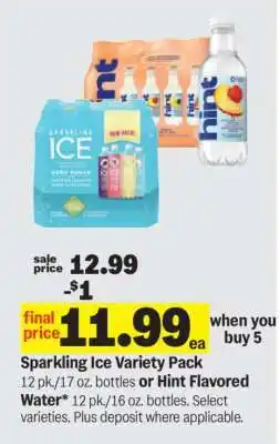 Meijer Sparkling Ice Variety Pack offer