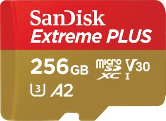 Best Buy SanDisk - Extreme PLUS 256GB microSDXC UHS-I Memory Card offer