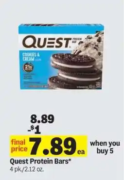 Meijer Quest Protein Bars offer