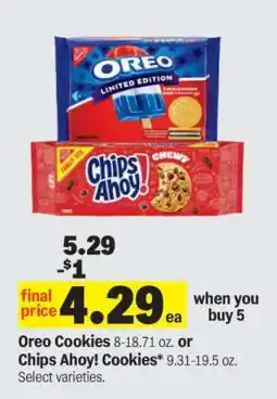 Meijer Oreo Cookies or Chips Ahoy! Cookies offer
