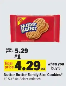 Meijer Nutter Butter Family Size Cookies offer
