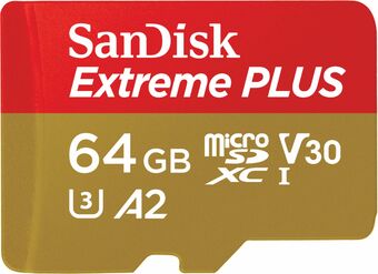 Best Buy SanDisk - Extreme PLUS 64GB microSDXC UHS-I Memory Card offer