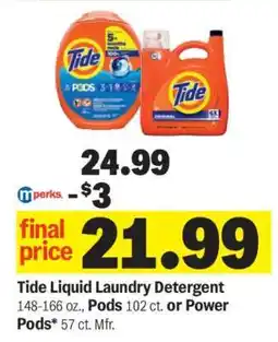 Meijer Tide Liquid Laundry Detergent offer