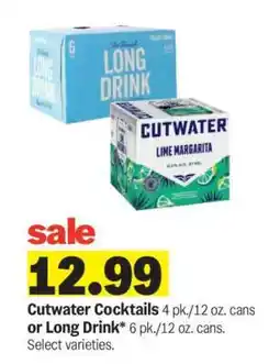 Meijer Cutwater Cocktails or Long Drink offer