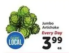 Safeway Jumbo Artichoke offer