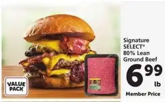Safeway Signature SELECT 80% Lean Ground Beef offer