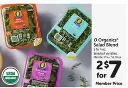Safeway O Organics Salad Blend offer