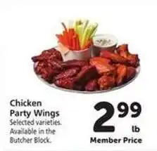 Safeway Chicken Party Wings offer