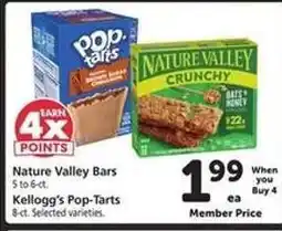 Safeway Nature Valley Bars / Kellogg's Pop-Tarts offer
