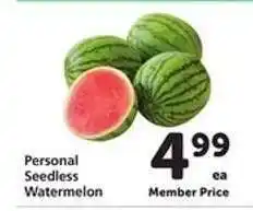 Safeway Personal Seedless Watermelon offer