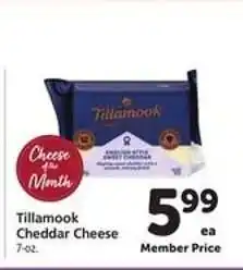 Safeway Tillamook Cheddar Cheese offer