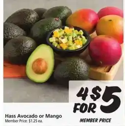 Safeway Hass Avocado or Mango offer