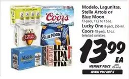 Safeway Modelo, Lagunitas, Stella Artois or Blue Moon offer