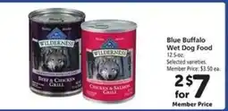 Safeway Blue Buffalo Wet Dog Food offer