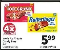 Safeway Wells Ice Cream Candy Bars offer