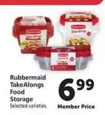 Safeway Rubbermaid TakeAlongs Food Storage offer
